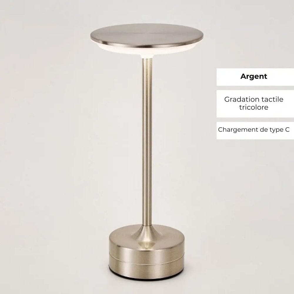 Lampe de Chevet Tactile Grise
