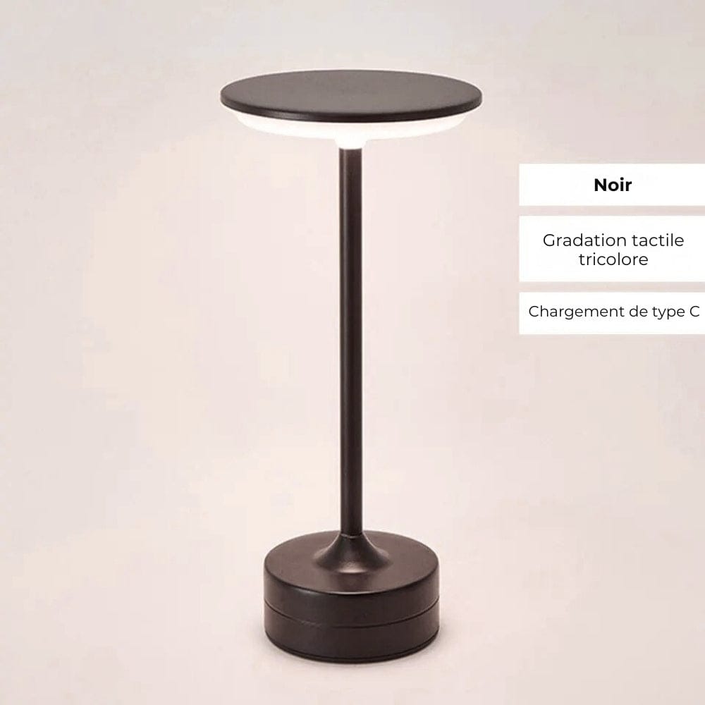 Lampe de Chevet Tactile Noire