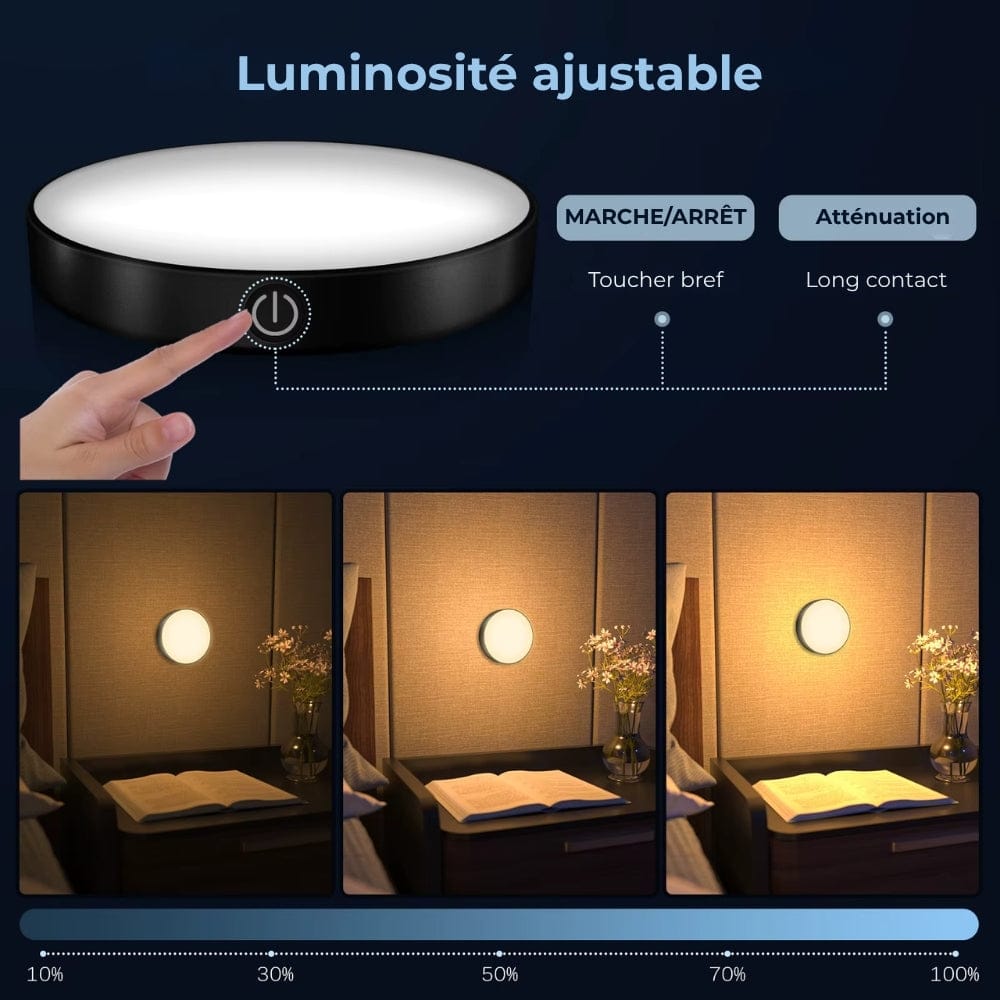 Lampe de Chevet Veilleuse LED Tactile