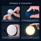 Lampe de Chevet Veilleuse LED Tactile