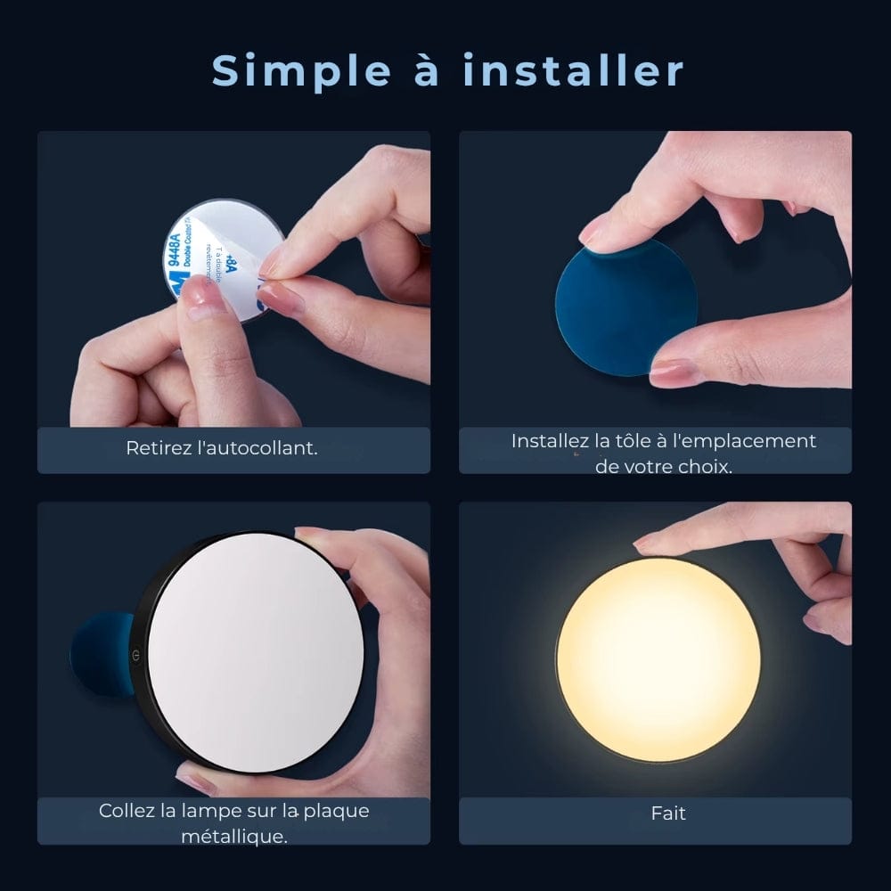 Lampe de Chevet Veilleuse LED Tactile