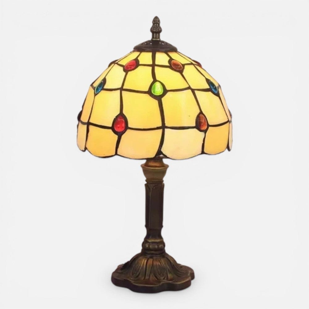 Lampe de Chevet Vitrail Ambre