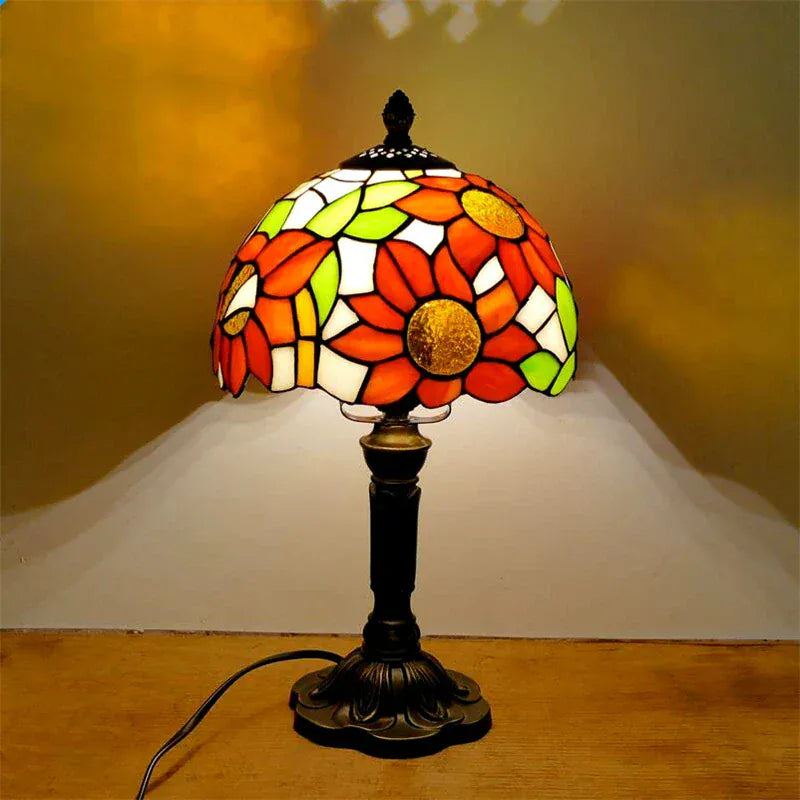 Lampe de Chevet Vitrail Automne