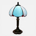 Lampe de Chevet Vitrail Bleu Azur