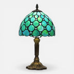 Lampe de Chevet Vitrail Émeraude