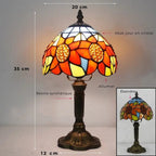 Lampe de Chevet Vitrail Émeraude