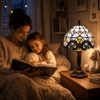 Lampe de Chevet Vitrail Glycine