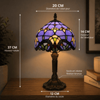 Lampe de Chevet Vitrail Glycine