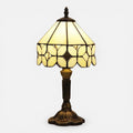 Lampe de Chevet Vitrail Ivoire
