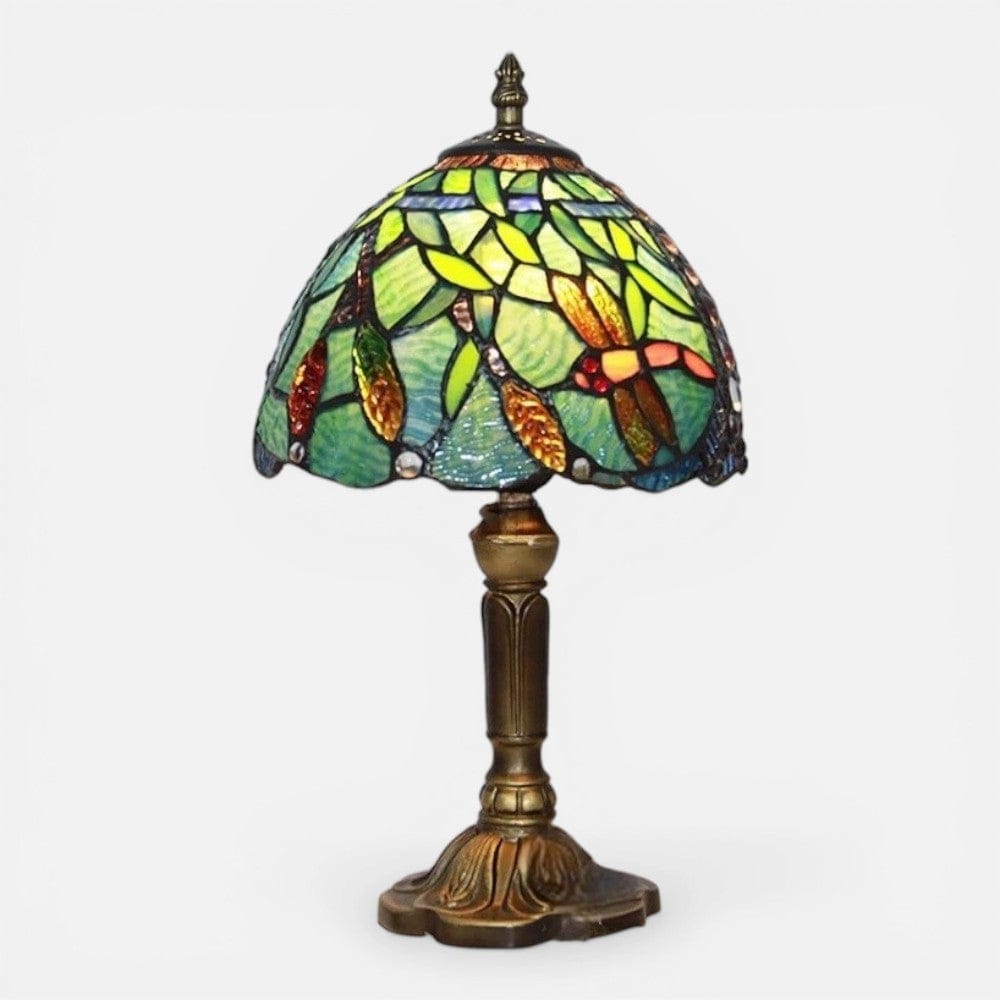 Lampe de Chevet Vitrail Libellule