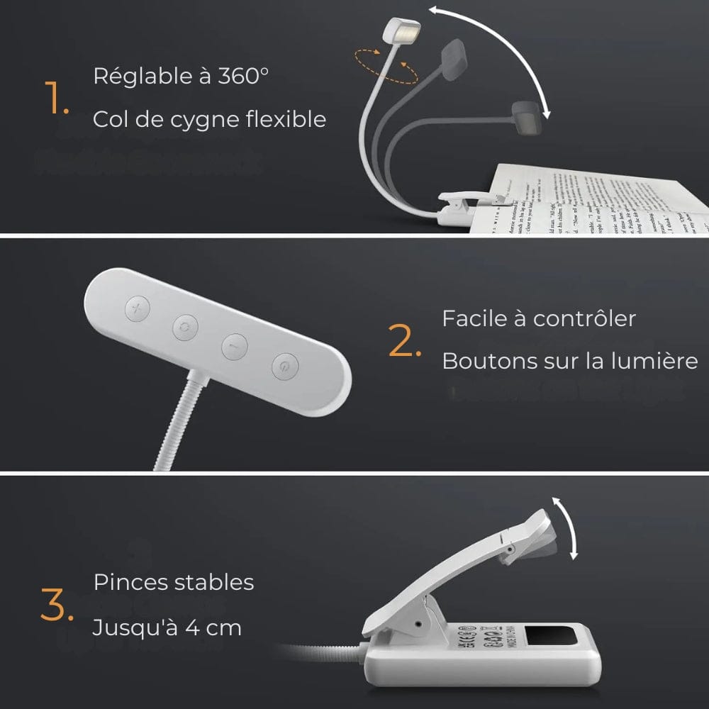 Lampe de Lecture Clip