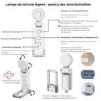 Lampe de Lecture Clip Circulaire