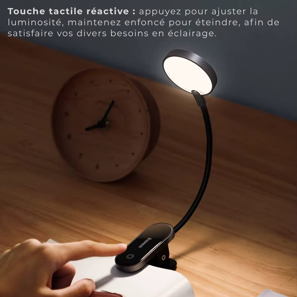 Lampe de Lecture Design Clip LED