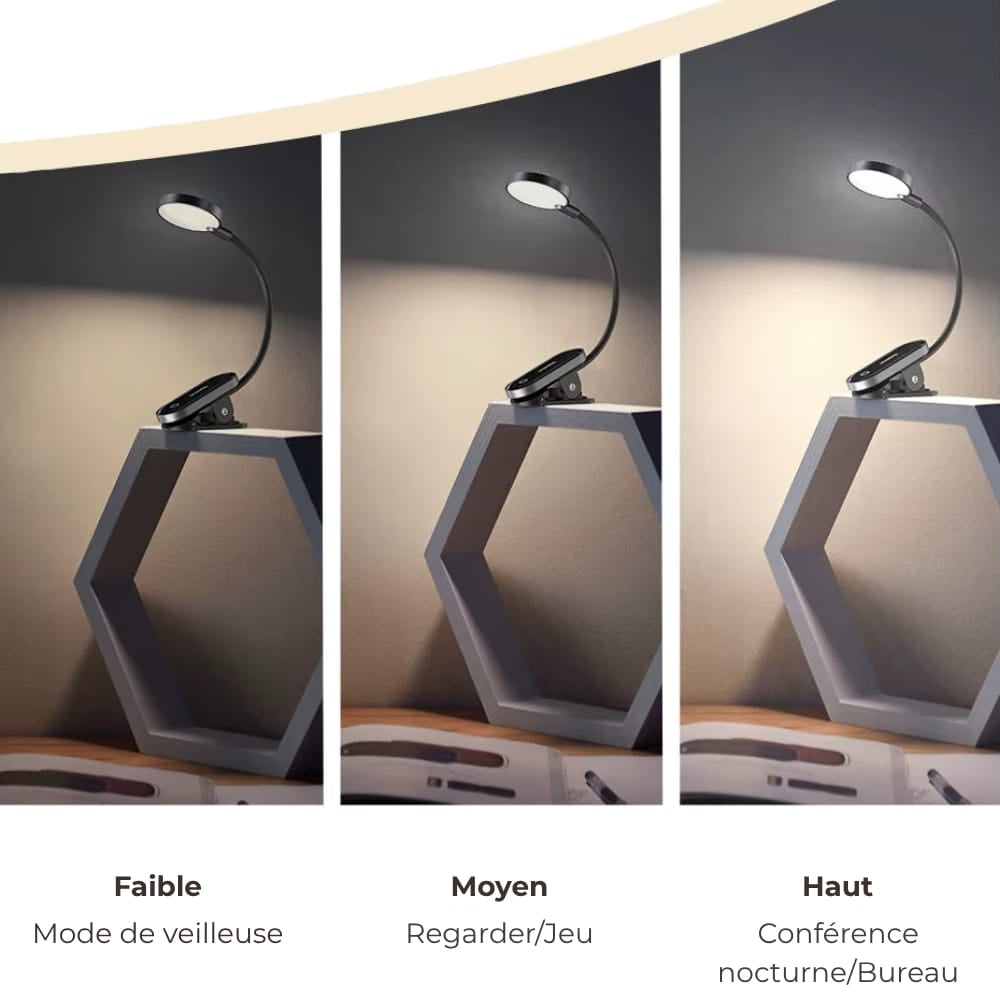 Lampe de Lecture Design Clip LED