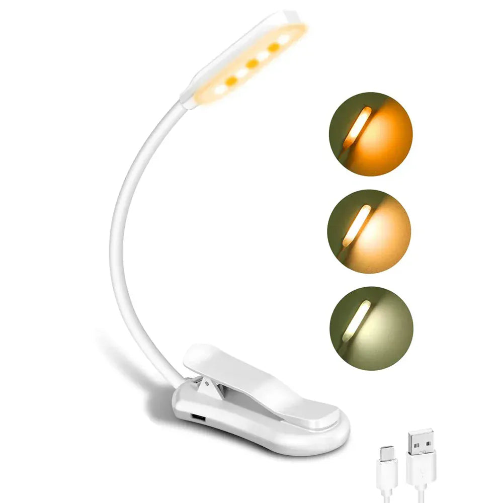 Lampe de Lecture Design Flexible Clip