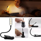 Lampe de Lecture Design Flexible Clip