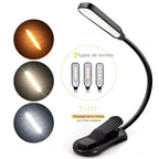 Lampe de Lecture Design Flexible Clip