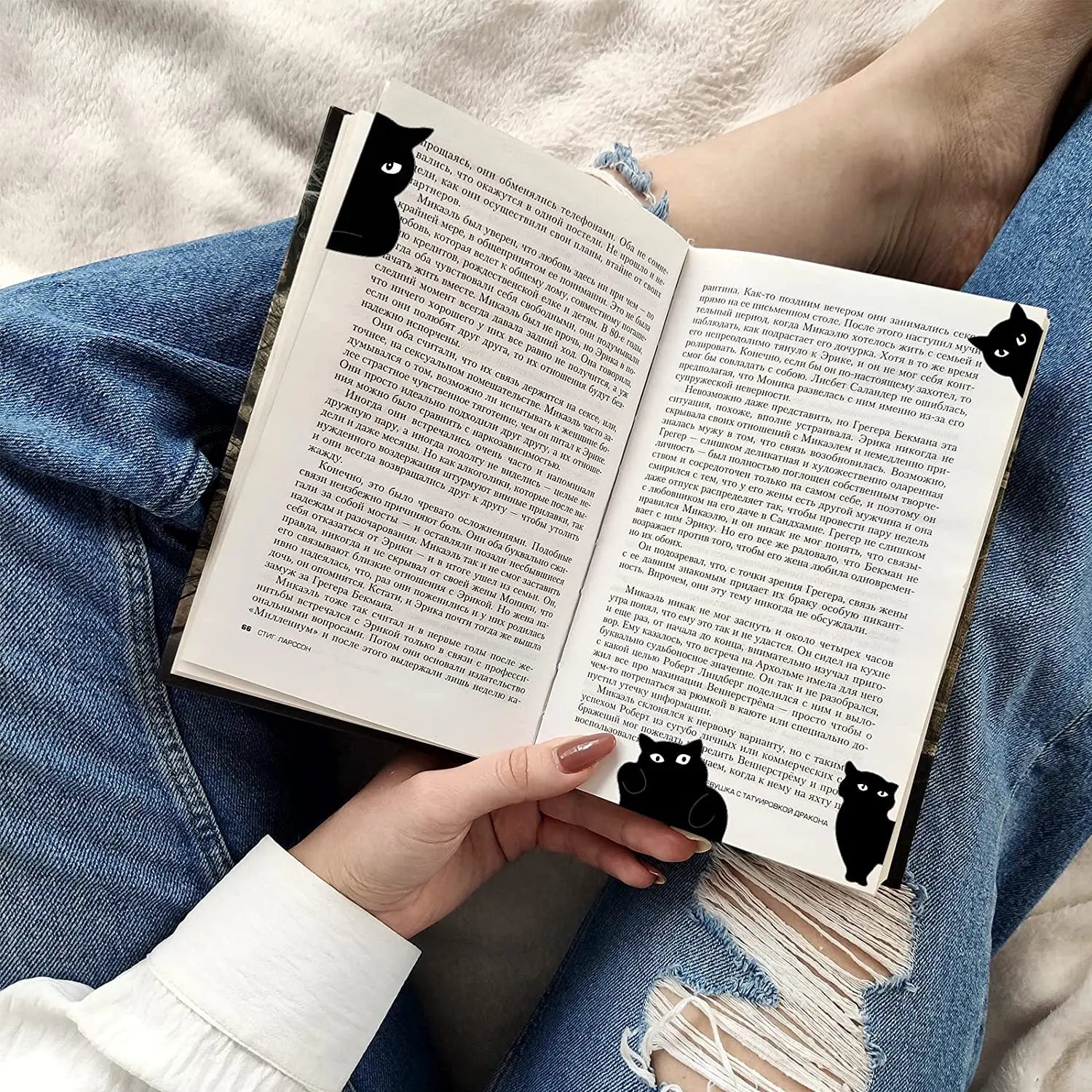 Marque Page Chat Noir