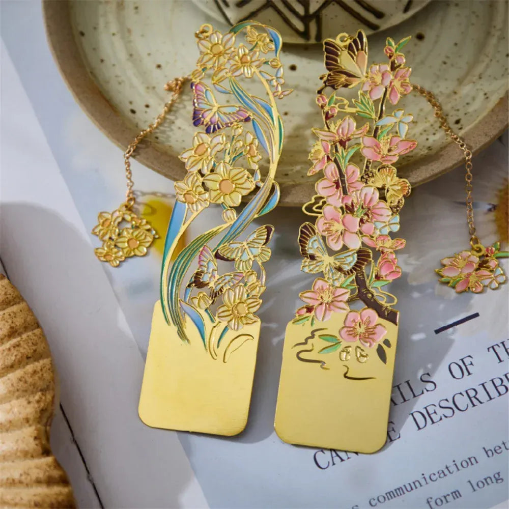 Marque Page Fleur Chinoise