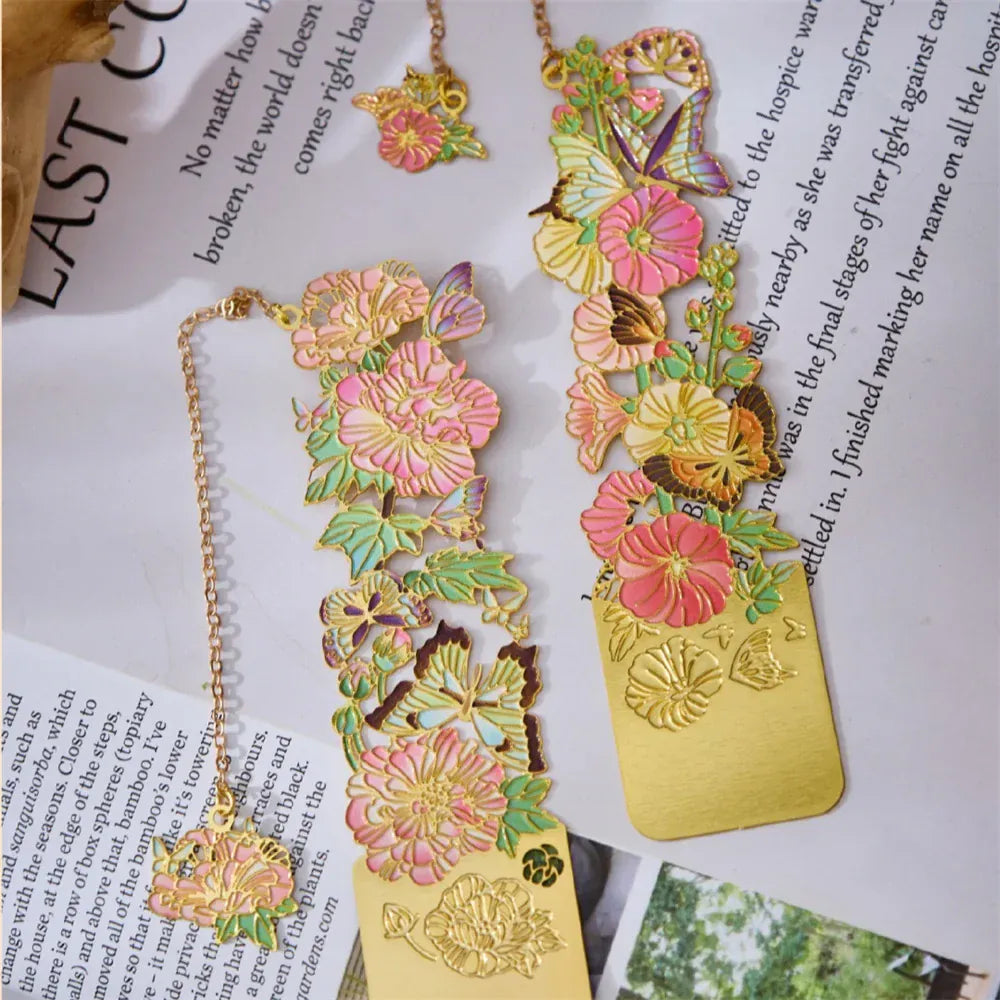 Marque Page Fleur Chinoise