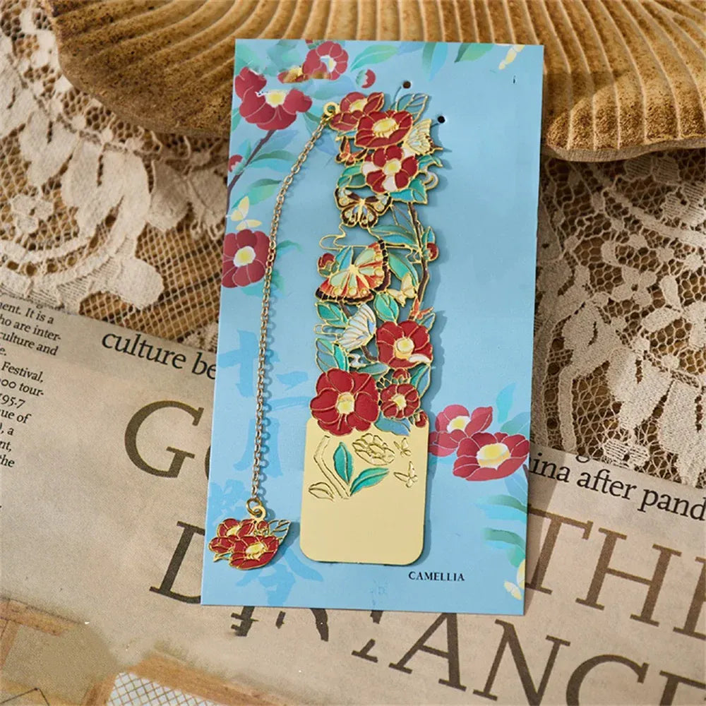 Marque Page Fleur Chinoise