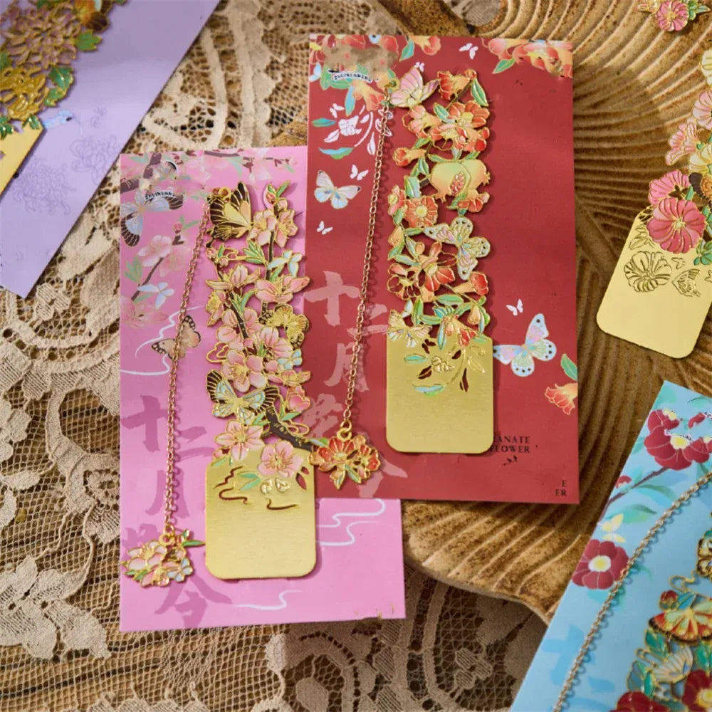 Marque Page Fleur Chinoise