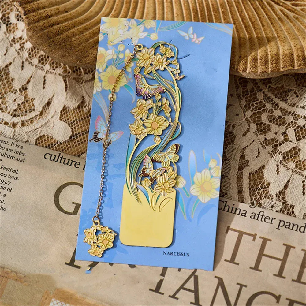 Marque Page Fleur Chinoise