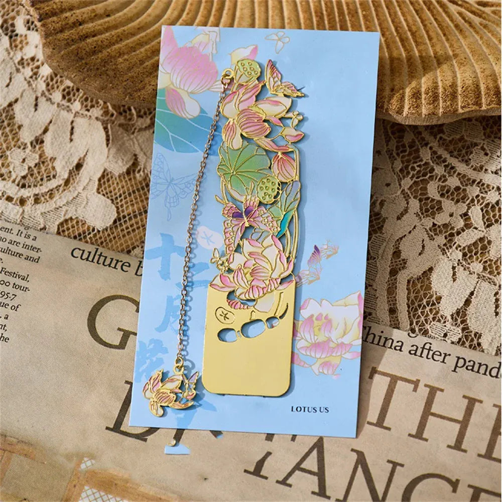 Marque Page Fleur Chinoise