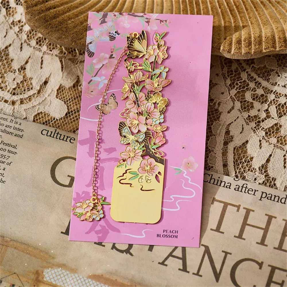 Marque Page Fleur Chinoise