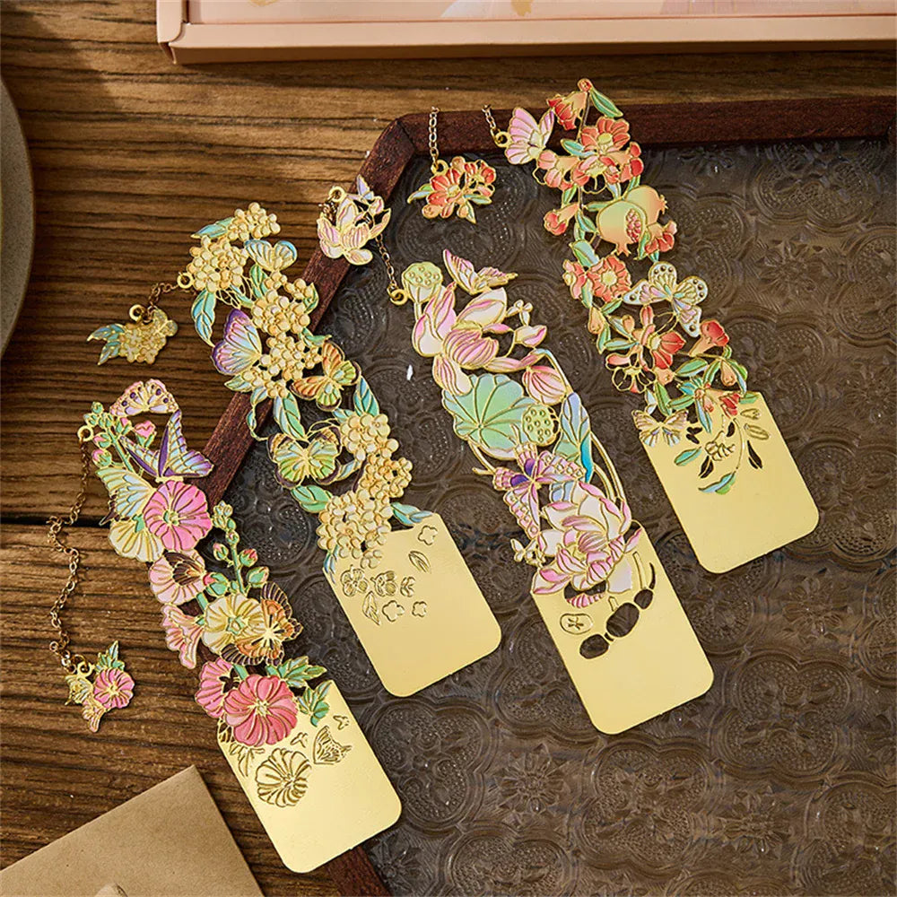 Marque Page Fleur Chinoise