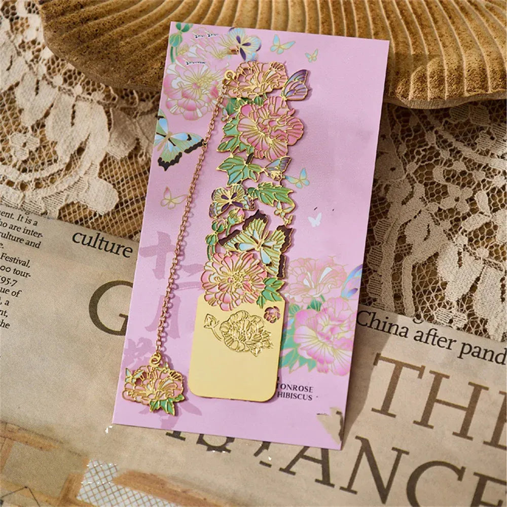 Marque Page Fleur Chinoise