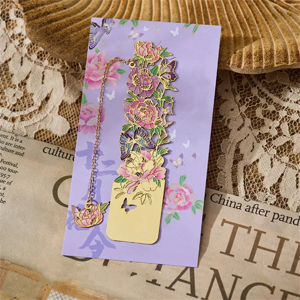 Marque Page Fleur Chinoise