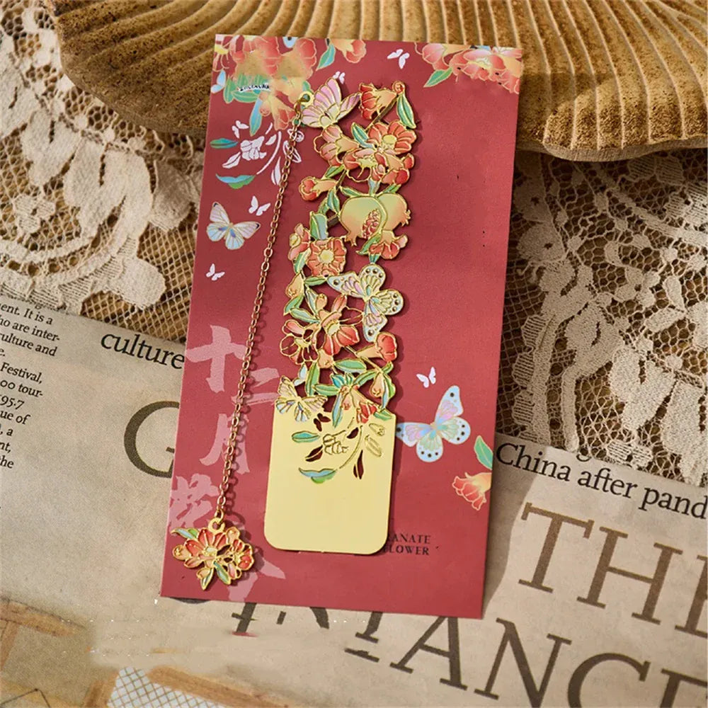 Marque Page Fleur Chinoise