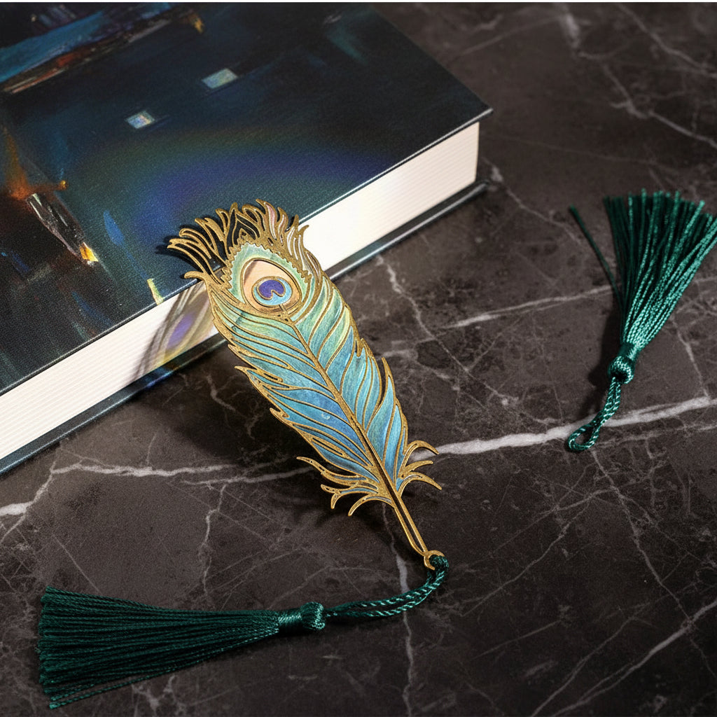 Marque Page Plume Vintage