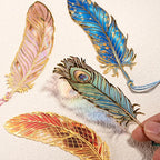 Marque Page Plume Vintage