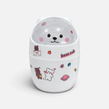 Mini Poubelle Visage d'Ours Kawaii