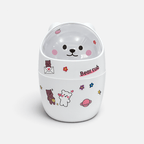 Mini Poubelle Visage d'Ours Kawaii