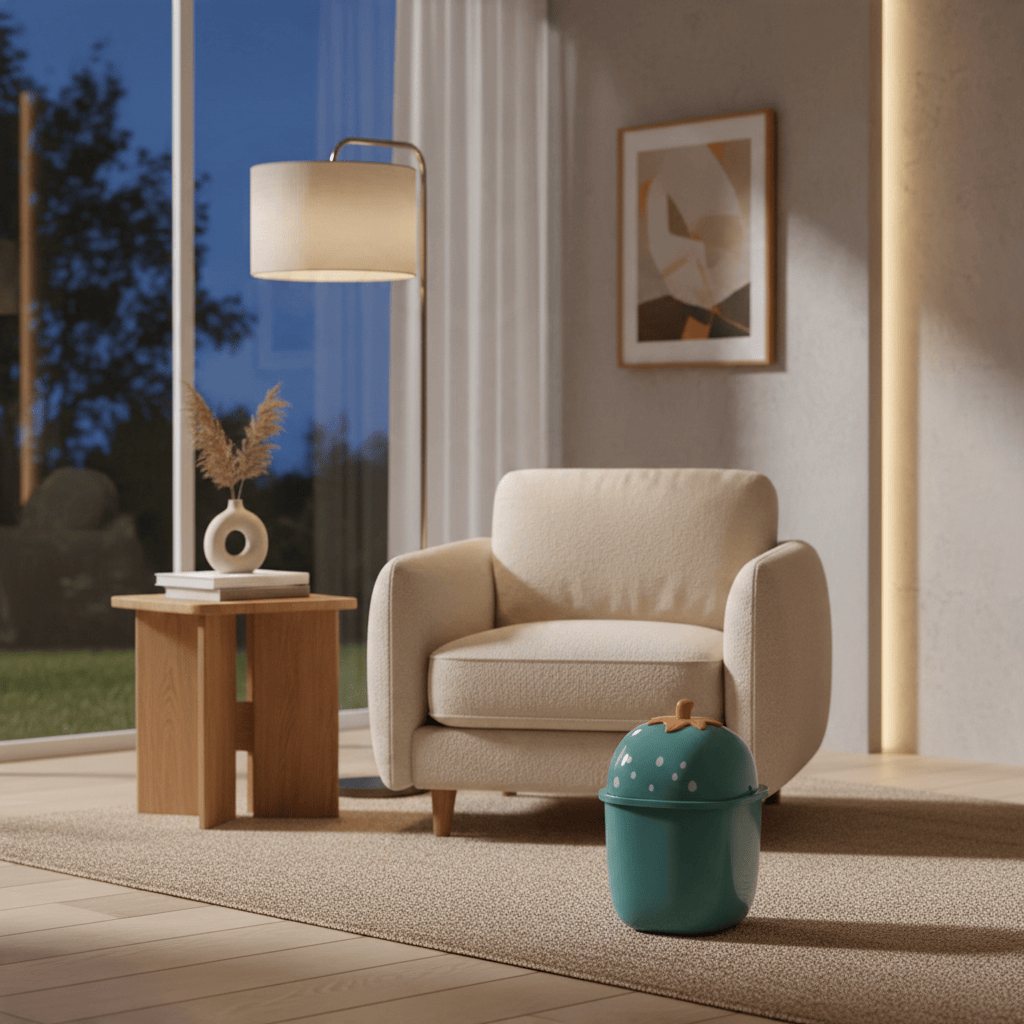 Petite Poubelle Design Fruit Ludique