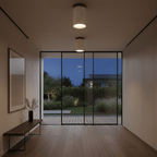 Plafonnier LED Travertin Bois Forme Tube