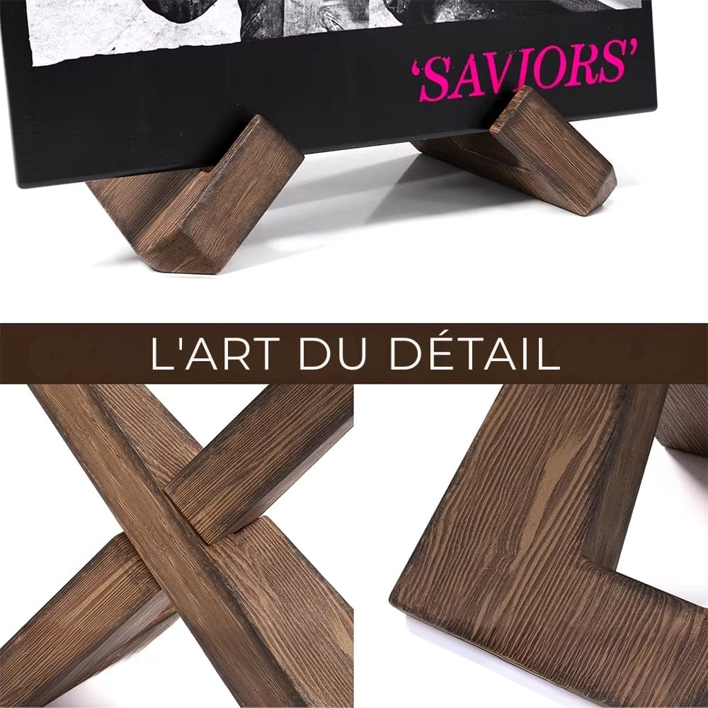 Porte Livre Bois