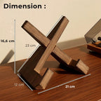 Porte Livre Bois