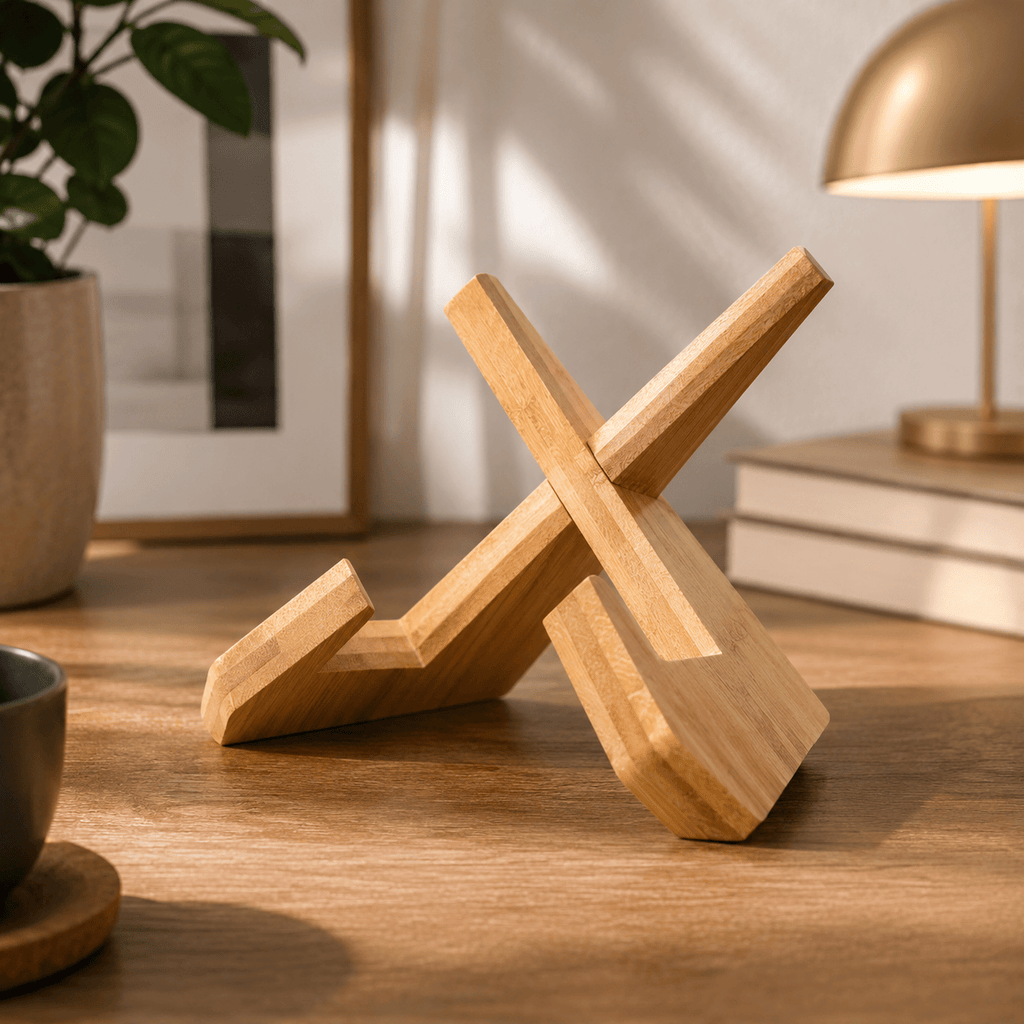 Porte Livre Bois