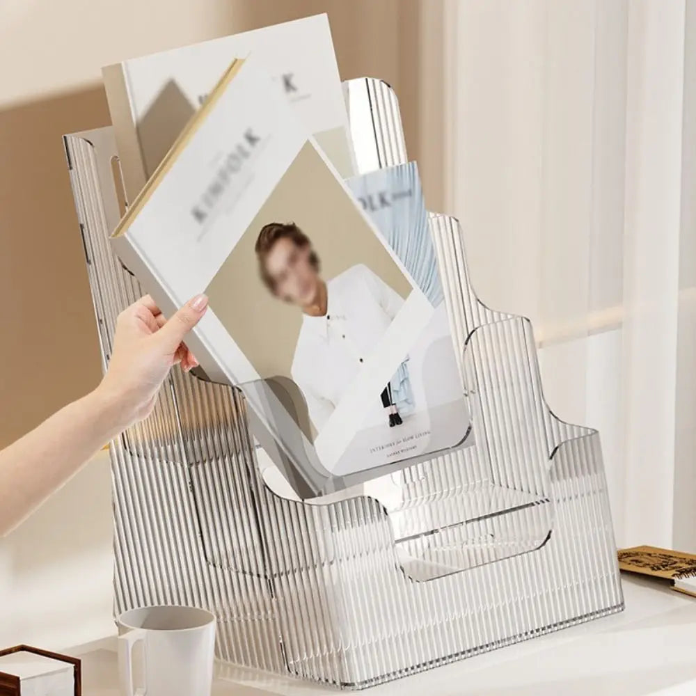 Porte Livre Brochure Transparent