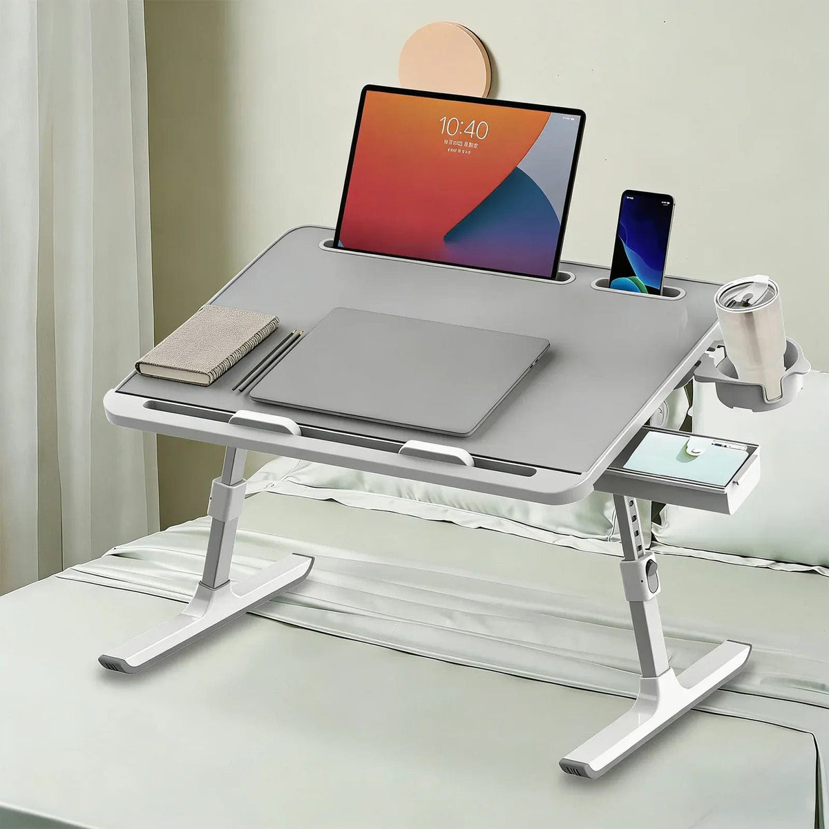 Porte Livre Bureau Pliant Réglable