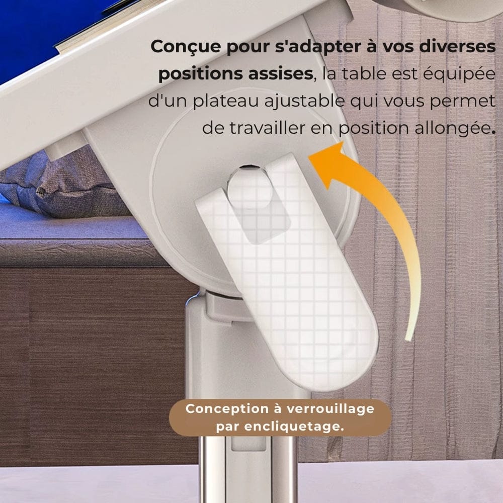 Porte Livre de Lit Ajustable
