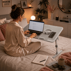 Porte Livre de Lit Ajustable