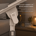 Porte Livre de Lit Ajustable