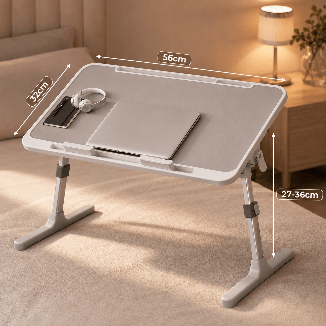 Porte Livre de Lit Ajustable