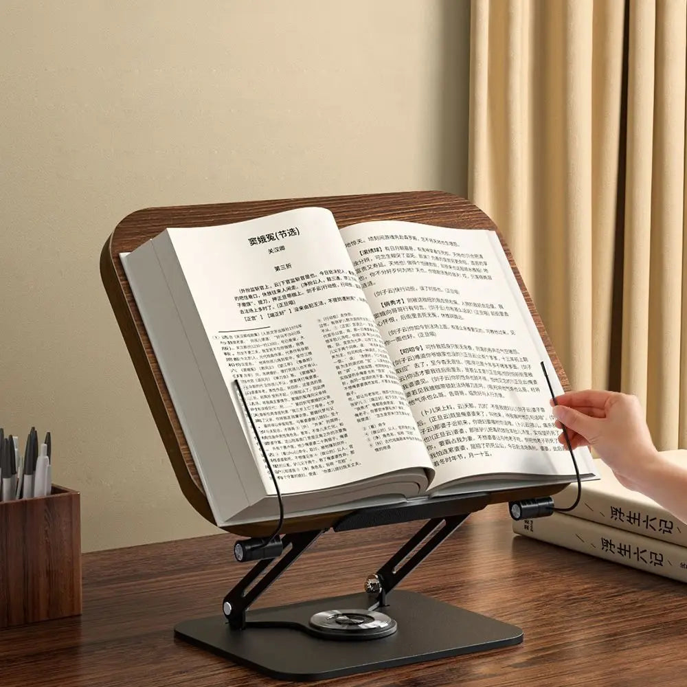 Porte Livre en Bois Pliable