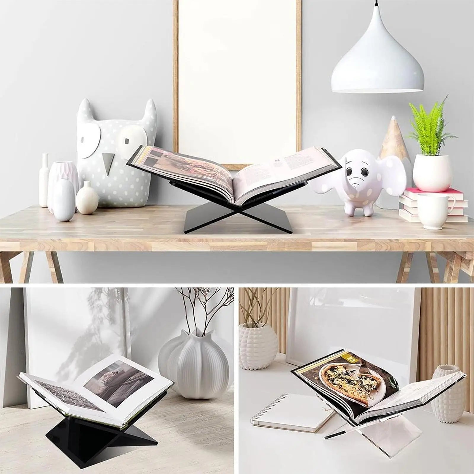 Porte Livre en Forme X